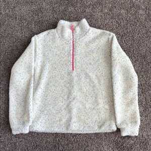 J Crew Crewcuts speckled Fleece Pullover 12-14